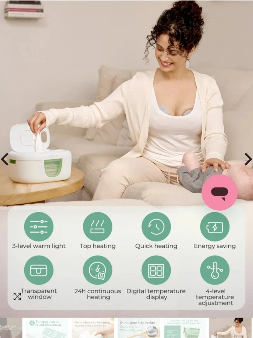 Momcozy Baby Wipe Warmer